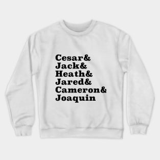 A-HA-HA-HA black on Trans Crewneck Sweatshirt